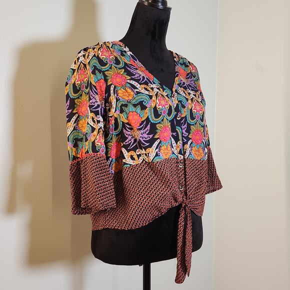 MAEVE Anthropologie Carter Floral Top, Size 6 - Picture 5 of 13